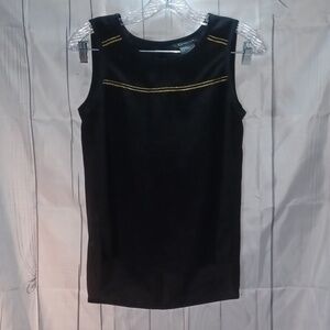 Armani exchange black sleeveless top